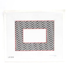 Jeni Sandberg Needlepoint Ripple Frame Needlepoint Canvas