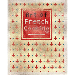 Jessica Tongel Designs Art of French Cooking Cookbook Needlepoint Canvas