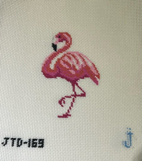 Jessica Tongel Designs Flamingo Needlepoint Canvas