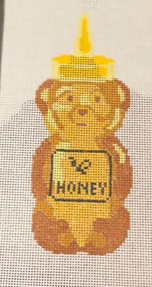 Jessica Tongel Designs Honey Bear Needlepoint Canvas