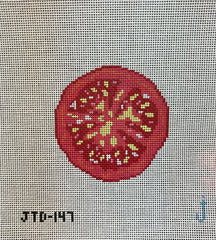 Jessica Tongel Designs Tomato Slice Needlepoint Canvas