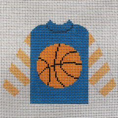 Stitch-Its Basketball Pullover Needlepoint Canvas