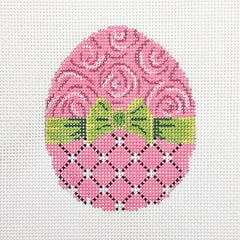 Kelly Clarke Design Bright Sherbet Egg #1 Needlepoint Canvas