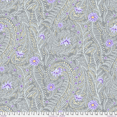 Finishing: Kaffe Fassett Fabric Ferns - Grey