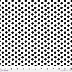 Finishing: Kaffe Fassett Fabric Spot - Black and White