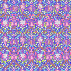 Finishing: Kaffe Fassett x The Original Morris & Co Fabric Granada - Purple