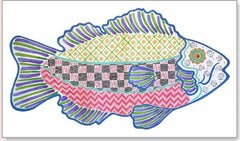 Kate Dickerson Needlepoint Collections Funky Fish Needlepoint Canvas