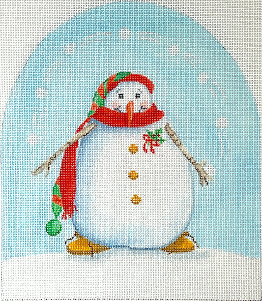 Kate Dickerson Needlepoint Collections Wendy Russell Juggling Snowman Needlepoint Canvas