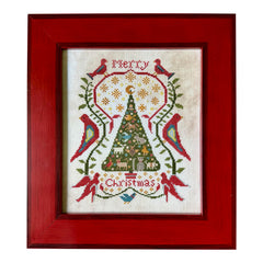 Kathy Barrick Merry Christmas Cross Stitch Pattern