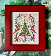 Kathy Barrick Merry Christmas Cross Stitch Pattern