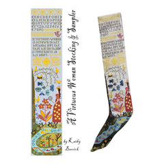 Kathy Barrick Virtuous Woman Stocking and Sampler Cross Stitch Pattern