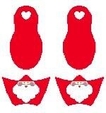 Kathy Schenkel Designs Santa Slippers Needlepoint Canvas