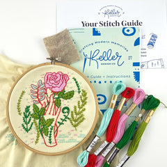 Keller Design Co Hello From Rose City Embroidery Kit