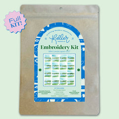 Keller Design Co Mini Watercolor Landscapes Embroidery Kit