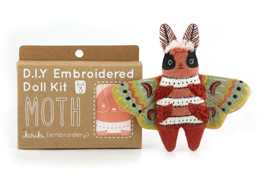 Kiriki Moth Doll Embroidery Kit