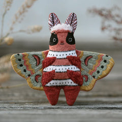 Kiriki Moth Doll Embroidery Kit