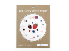 Kiriki Press Berries Embroidery Stitch Sampler