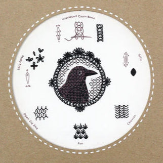 Kiriki Press Crow Embroidery Stitch Sampler