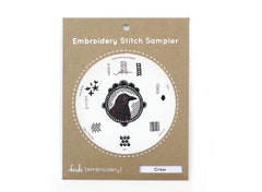 Kiriki Press Crow Embroidery Stitch Sampler