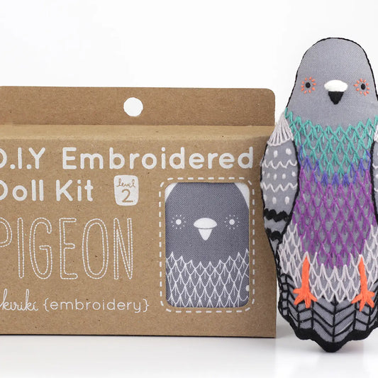 Kiriki Press Pigeon Doll Embroidery Kit
