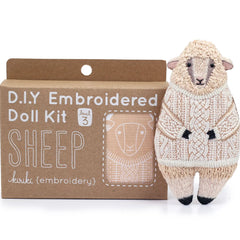 Kiriki Press Sheep Doll Embroidery Kit