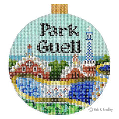 Kirk & Bradley Travel Round Park Guell Needlepoint Canvas