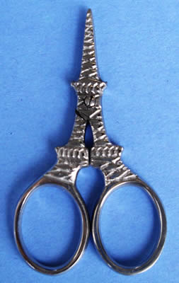 Kelmscott Designs Mon Petite Eiffel Embroidery Scissors - Silver