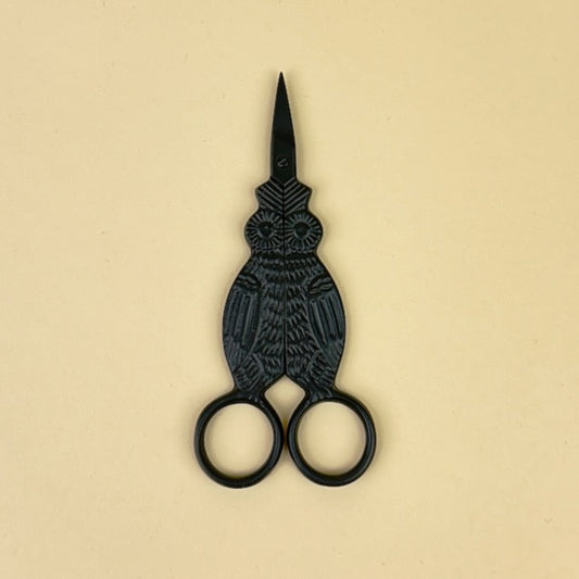 Kelmscott Designs Primitive Owl Embroidery Scissors - Primitive