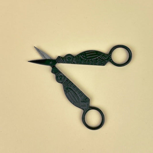 Kelmscott Designs Primitive Owl Embroidery Scissors - Primitive