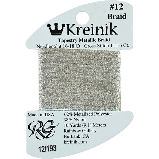 Rainbow Gallery Kreinik Braid #12 - 193 Pale Mauve