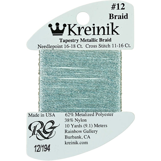 Rainbow Gallery Kreinik Braid #12 - 194 Pale Blue