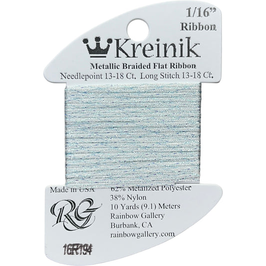 Rainbow Gallery Kreinik 1/16" Ribbon - 194 Pale Blue