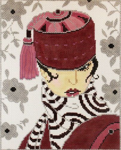 Barbara Russell Designs by Clarice Lady D Needlepoint Canvas