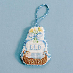 Le Point Studio Bassinet Needlepoint Canvas - Blue