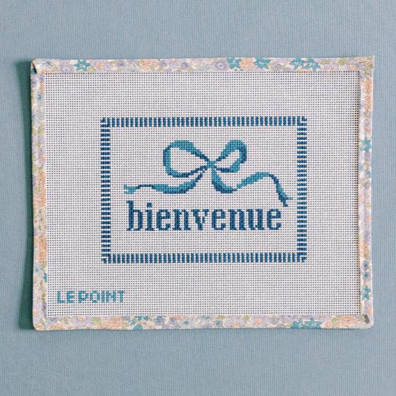 Le Point Studio Bienvenue Needlepoint Canvas