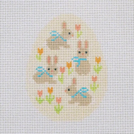 Le Point Studio Bunny Egg Needlepoint Canvas