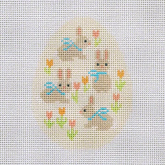 Le Point Studio Bunny Egg Needlepoint Canvas