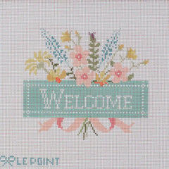 Le Point Studio Welcome Needlepoint Canvas