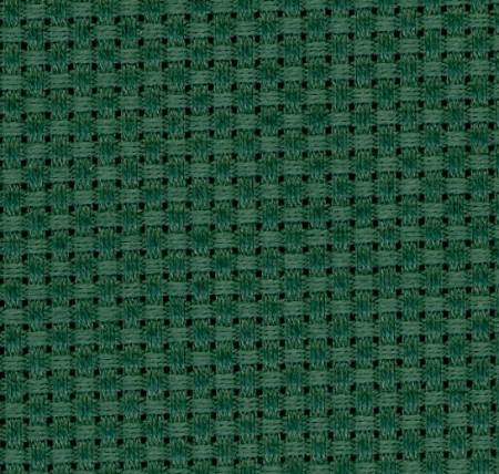 Finishing: Lecien Cosmo 14 ct Aida Cloth - Forest Green