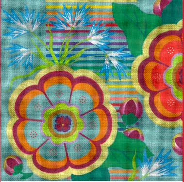 Leigh Designs Jalisco Guadalajara Needlepoint Canvas