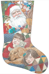 Liz Goodrick-Dillon Christmas Eve Stocking Needlepoint Canvas