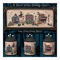 Lola Crow A Stroll Down Spooky Lane Cross Stitch Pattern