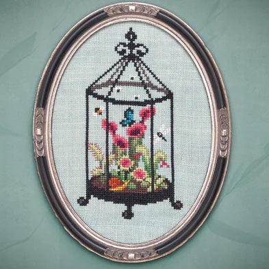 Lola Crow Carnivorous Terrarium Cross Stitch Pattern