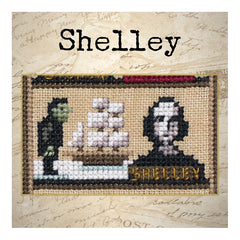 Lola Crow Gothic Authors Cross Stitch Pattern