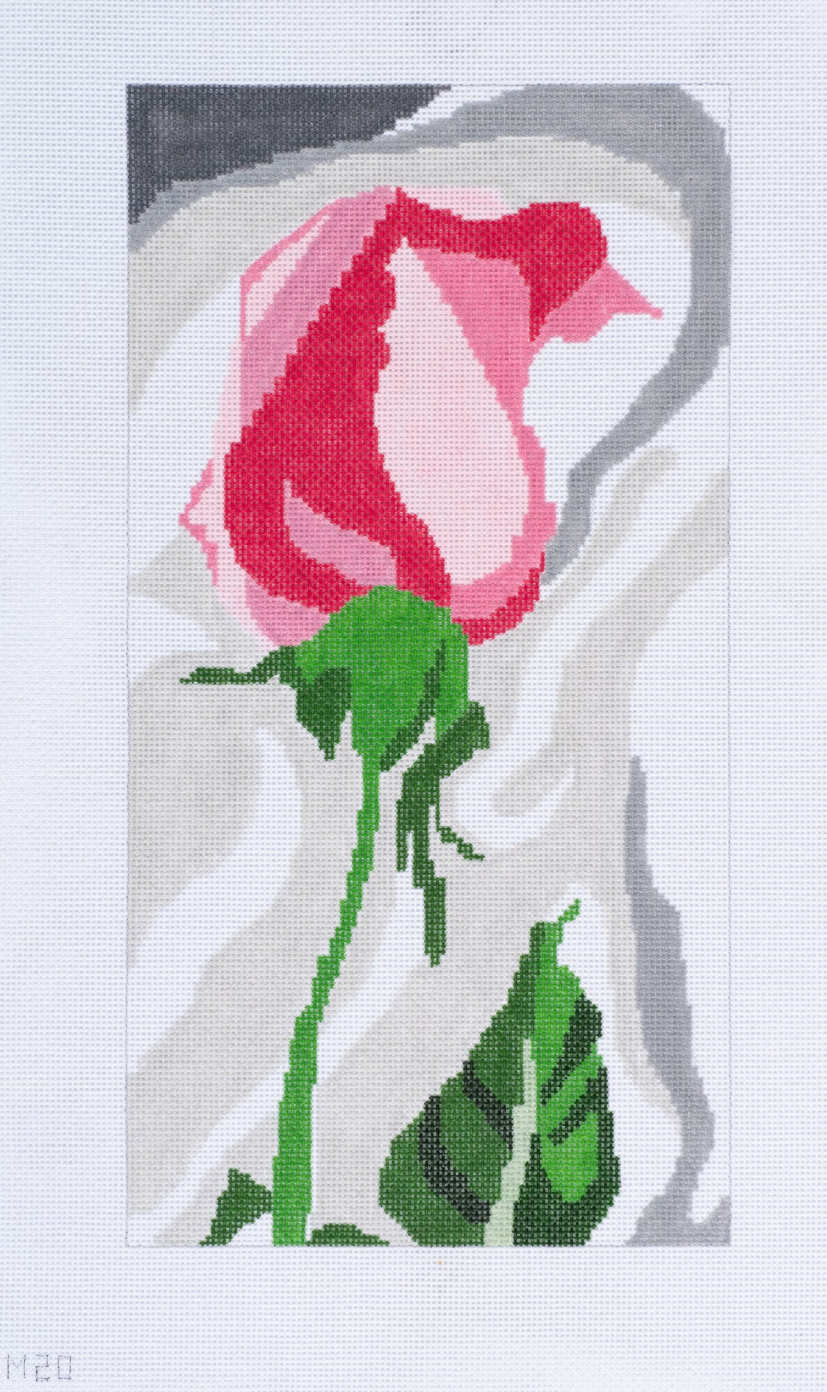 Changing Woman Designs O'Keefe - Rosebud Needlepoint Canvas