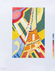 Changing Woman Designs Delaunay Eiffel Tower Needlepoint Canvas