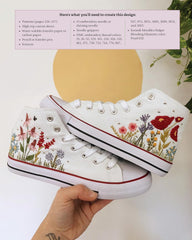 DIY Embroidered Shoes