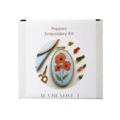 M Creative J Poppies Embroidery Kit