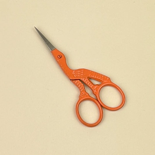 Matryoshka Doll Shop Stork Scissors - Burnt Orange