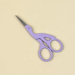 Matryoshka Doll Shop Stork Scissors - Lavender